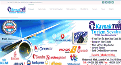 Desktop Screenshot of kaynaktur.com